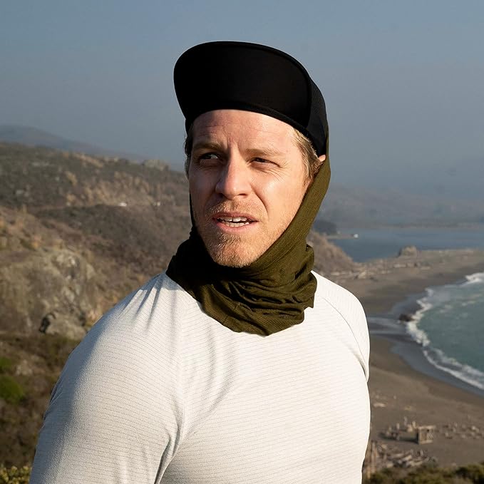 BUFF Original EcoStretch Neck Gaiter, UPF 50 Sun Protection, Breathable, Versatile, Quick Dry, Solid Colors, Adult Size