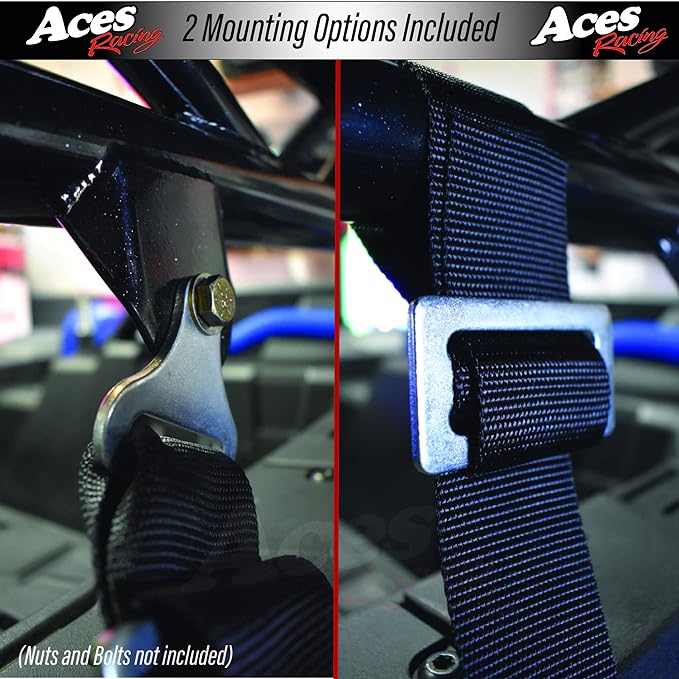 4 Point Harness Pair - with 2 Inch Padding - Aces Racing