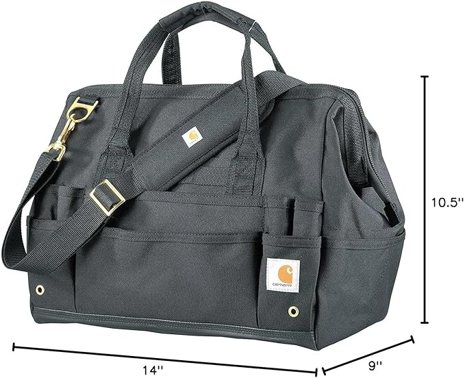 Carhartt 14" Twenty-Five-Pocket Heavyweight Tool Bag