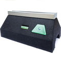 Rooftop Block Support – Single Base with Channel | Heavy-Duty Recycled Rubber Mount | UV-Resistant | for Pipes, Conduits, HVAC, Solar, Cable Trays | 750 lb Load Capacity