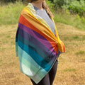SHAKEitCOOL Large Cooling Shawl - Instant Heat Relief for Outdoor Events