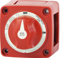 Blue Sea Systems On/Off Battery Isolator Switch With Locking Key, Red, 6006 m‑Series
