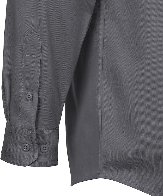 100% Cotton Mens Fr Shirts 7.5oz Flame Resistant Shirts NFPA2112 Men's Fire Retardant Welding Shirts