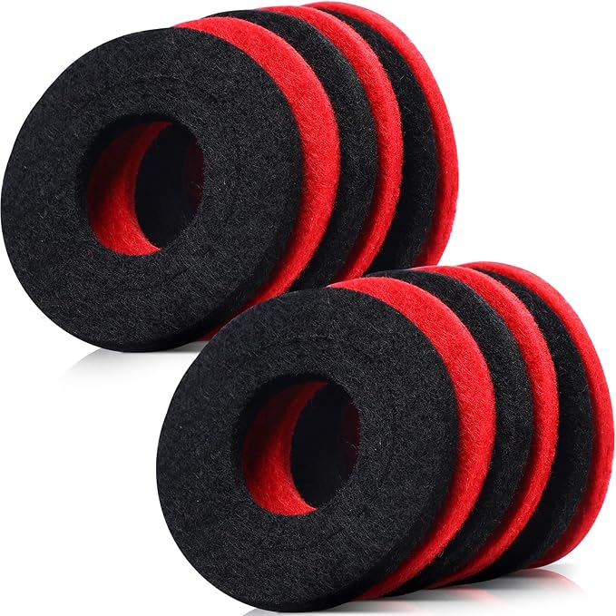 Pangda 6 Pcs Battery Terminal Anti Corrosion Washers Fiber Battery Washers Terminal Protector (Red,Black)