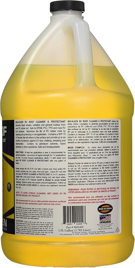 Bio-Kleen M02409 RV Roof Cleaner & Protectant - 1 Gallon