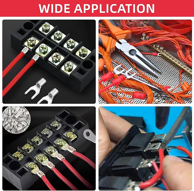201PCS Wire Stripper Tool Kit,Self-Adjusting 8" Automatic Wire Stripping Tool for AWG 10-24, 3-in-1 Automatic Wire Stripper/Cutter/Crimper, Universal Wire strippers for Electrical Work