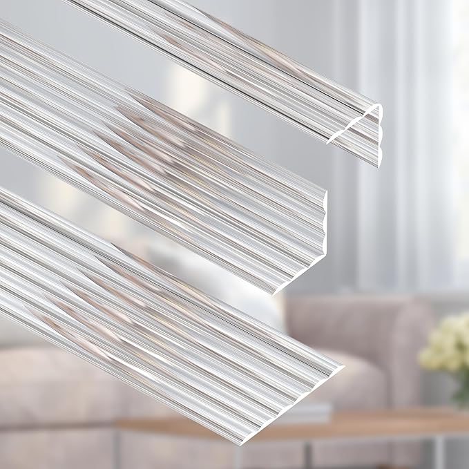 Edge Corner Protector Baby Proofing, Self-Adhesive Soft Strip Sharp Edge Protective Bumper Guards for Child Safety, Cabinet Door Desk Glass Table Bed Window Wall, 1.18INx3FT, Transparency