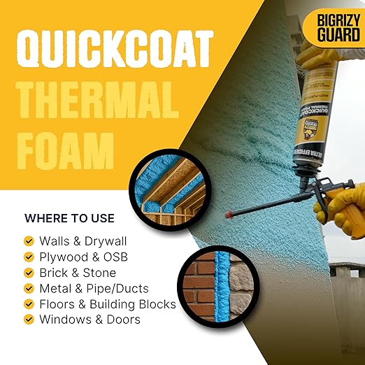 Upgraded v2.0 Spray Foam Insulation Kit - Closed Cell Spray Foam, 32.8oz Can, DIY Wide Polyurethane Expanding Sealant for Garage Door, Attic Covers 360 Board ft (18 Pack, Gun & Cleaner)