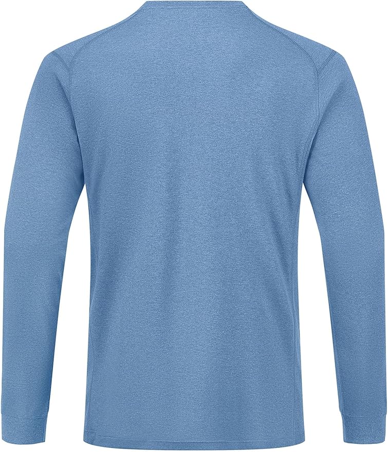 FR Shirts for Summer Crew T-Shirt 5.5OZ Heather Jersey Flame Resistant Long Sleeve Crew T Shirt CAT2
