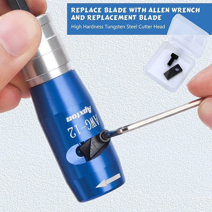 Wire Stripper for Drill, US Standard Electric Wire Stripper Tool for Drill, Wire Strippers for 8/10/12/14 AWG, Wire Stripping and Twisting Tool Set