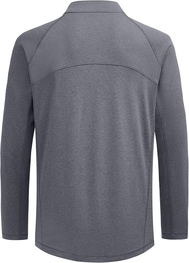 FR Shirts for Men Flame Resistant Shirt CAT2 Quarter Zip Up Pullover 1/4 Zip 5.5oz Light Weight