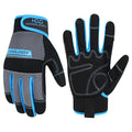 HANDLANDY Work Gloves Mens & Women, Utility Safety Mechanic Working Gloves Touch Screen, Flexible Breathable Yard Work Gloves (XS, Grey)
