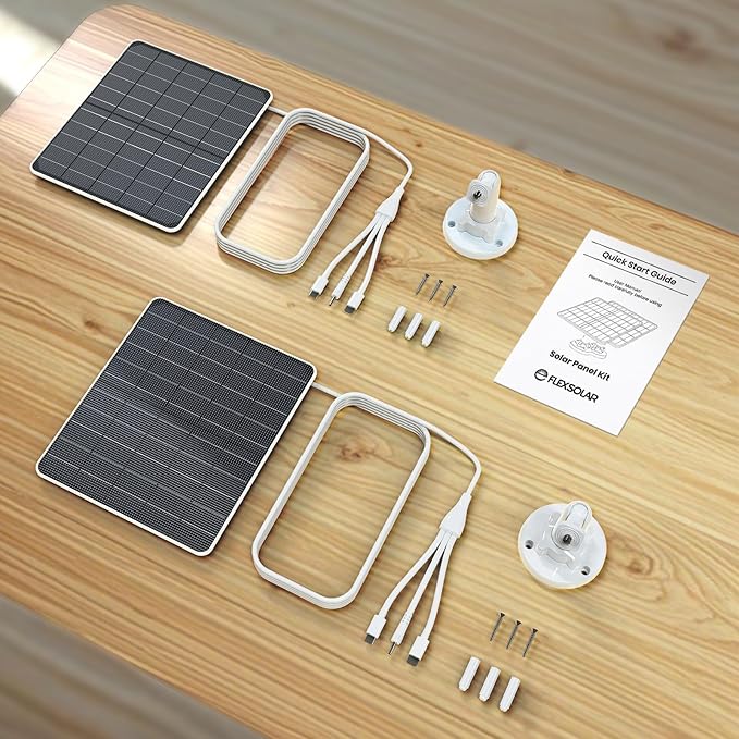Foldable Solar Panel Charger with USB Port Charge for Smartphone,Power Bank,Small Devices (2pcs 6W)