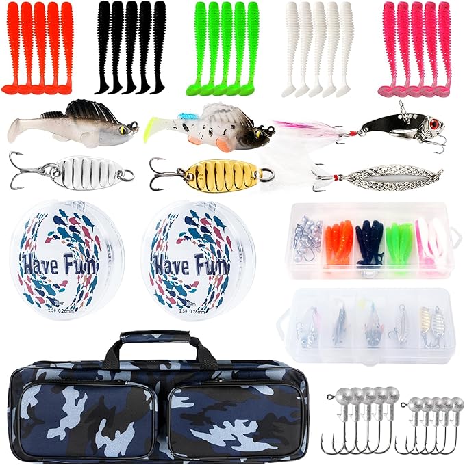 2PCS Telescopic Fishing Rod Reel Combo 6.89FT Collapsible Spinning Pole Kit Compact Fishing Lures Tackle Box Accessories Lightweight Travel Fishing Tool Set for Fishermen Gift