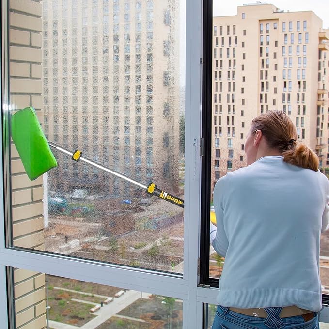 1.5-3ft Compact Paint Extension Pole - Perfect for Indoor Touch-ups & Window Cleaning - Lightweight Aluminum with Universal Thread - Quick Setup for Small Projects