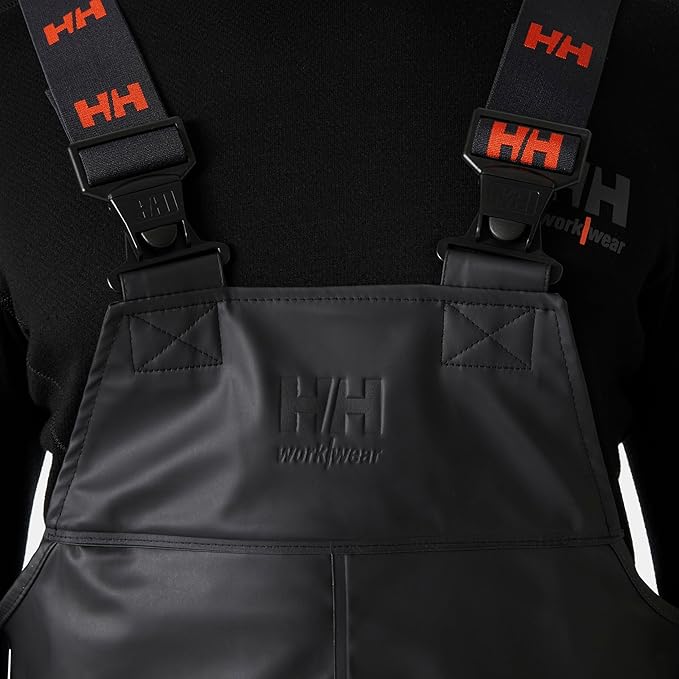 Helly Hansen Workwear Gale Waterproof Mens Bib Overalls Made from Heavy-Duty Protective Polyester/Polyurethane for Mobility