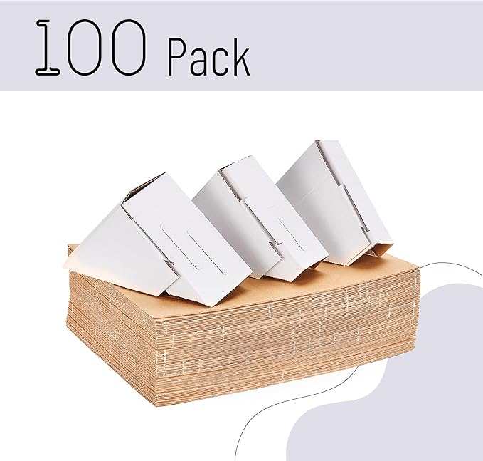 Mr. Pen- Adjustable Cardboard Corner Protectors, Fits 1", 1.5" and 2.1", 100 Pack, Bulk, Corner Protectors for Shipping, Cardboard Packing Corners