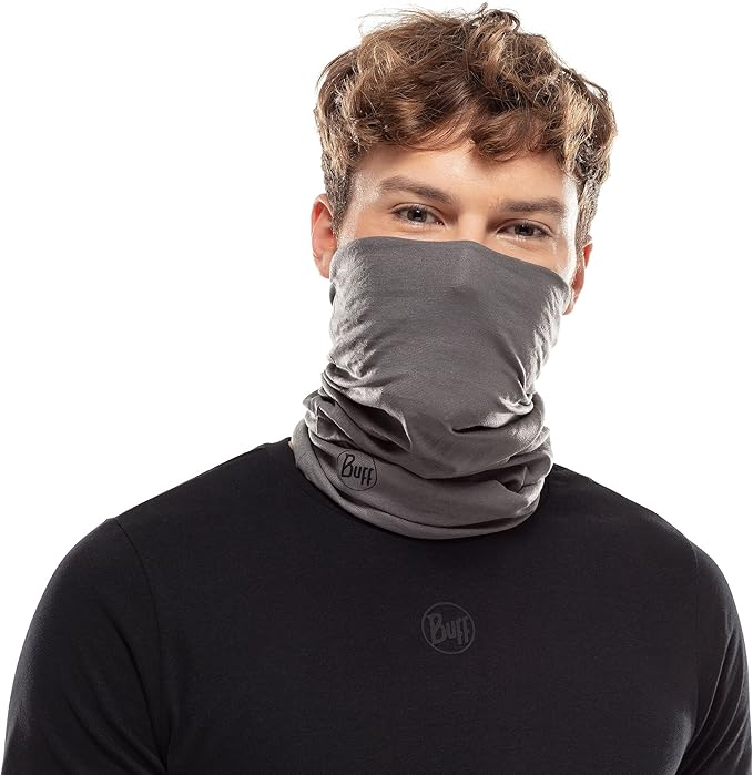Buff CoolNet UV Neck Gaiter, UPF 50 Sun Protection, Breathable, Versatile, Quick Dry Face Mask, Solid Colors, Adult Size