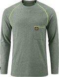 WORKWEYA FR Shirts Flame Resistant Shirt 6.5oz Men's NFPA 2112/CAT2 Long Sleeve Shirt