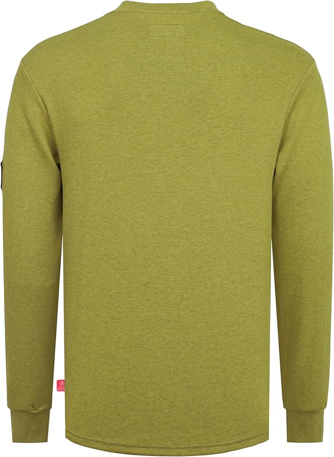 BOCOMAL FR Shirts Crewneck 7oz Midweight Flame Resistant Clothing NFPA2112 CAT2 Men's Fire Retardant Work Shirt