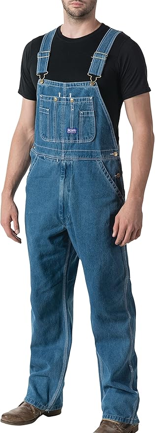 Big Smith Men's Stonewashed Bib Overall
