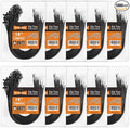 Eletoo18 Inch Black Zip Ties Heavy Duty 1000 Pack, 75LBS Tensile Strength, Self-Locking Heavy Duty UV Resistant Cable Ties for Indoor and Outdoor Use