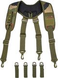 MELOTOUGH Tactical Suspenders for Duty Belt Harness,Police Suspenders Duty belt Padded Adjustable