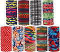 9Pcs Headwear Neck Gaiter for Women Balaclava Tube UV Face Mask Headband Men Ski Cooling Warm Bandanas Wrap Pack