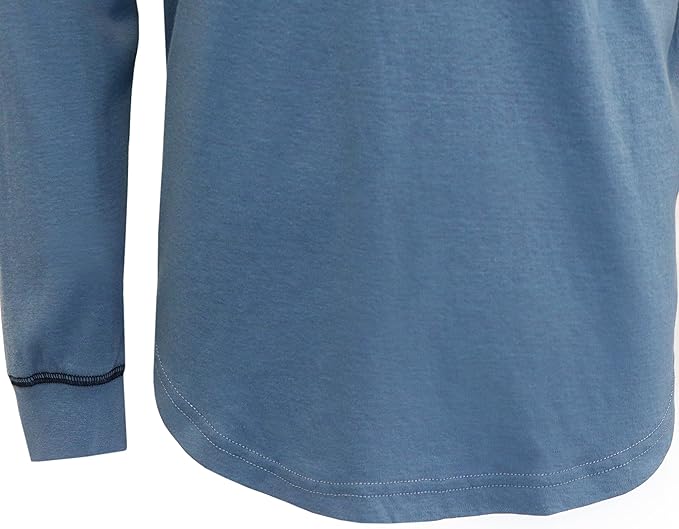 VATRENUS FR Shirts Crewneck 5.5oz Lightweight Flame Resistant 100% Cotton Men's Pre-Washed Fire Retardant Workwear