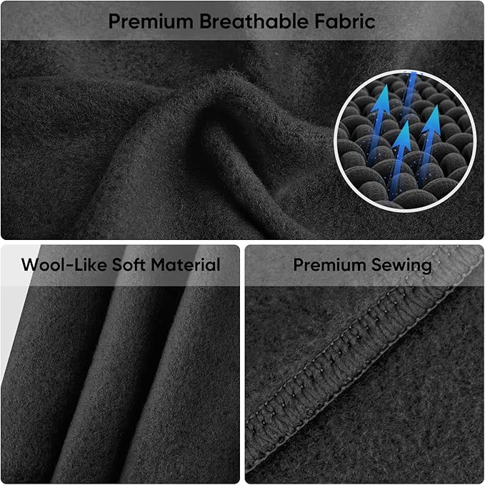 TICONN Neck Gaiter Face Cover Scarf, Neck Warmer Breathable Sun & Wind-proof for Skiing Fishing Hiking Cycling