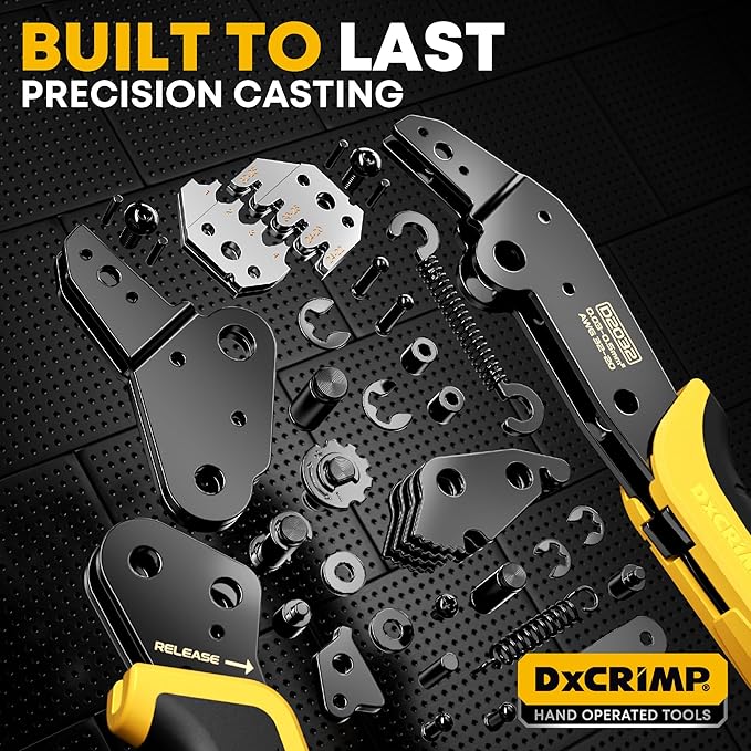 Crimping Tool Connector Kit, 20 Types of JST-XH/SYP 2.5mm and 2.54mm Connectors, 32-20 AWG Crimping Pliers Compatible JST, Dupont, KF2510, Molex, Futaba, for Hitec Spektrum RC
