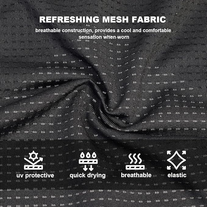Balaclava Neck Gaiter with Ear Loops Scarf Bandana UV Sun Protection Outdoors Face Mask Cover for Women Men