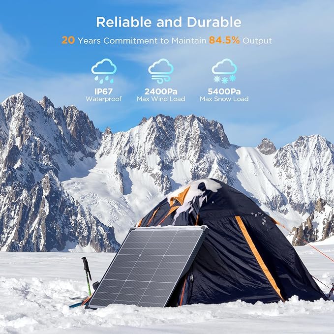 2PCS 50 Watt Solar Panel 12V, N-Type 16BB 100W Solar Panel,25% High Efficiency Monocrystalline PV Modules,Ideal for RV,Trailer, Camper, Marine, Rooftop,Off-Grid (50w 2 Pack)