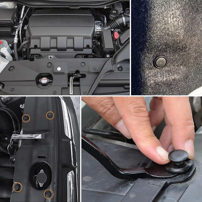 Nilight 158PCS Fender Liner Retainer Cowl Panel Vent Cap 5 Most Popular Sizes& Applications for Subaru 90913-0067 90914-0051 90914-0007 90914-0063 91486-KJ010 4-Way Valve Tools Tire Caps Cores