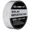 Solas Reflective Tape Silver Marine Safety Warning Tape(2in x 75ft)