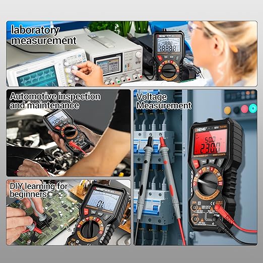ANENG Multimeter,TRMS 20000 Counts Magnetic Digital Tester with High Resolution Auto Ranging MAX/MIN Voltmeter Measures AC/DC Voltage,Current,Resistance,Capacitance, NCV,Data Hold Amp for Automotive