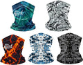 UPF 50 Sun Protection Neck Gaiter - 13-in-1 Multifunctional Face Cover for Hiking, Fishing, Cycling