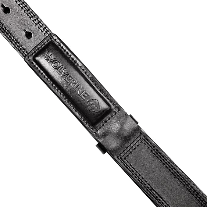 Wolverine Men's Full Grain Leather Belt | Heavy Duty | Utility | Tactical | Rugged | Durable | Metal Buckle