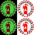 4 Pcs Fire Extinguisher Inside Sticker 2.76 x 2.76 Glow in the Dark Fire Extinguisher Sign Label Self Adhesive Waterproof Sticker for Indoor Outdoor Business Office Warehouse