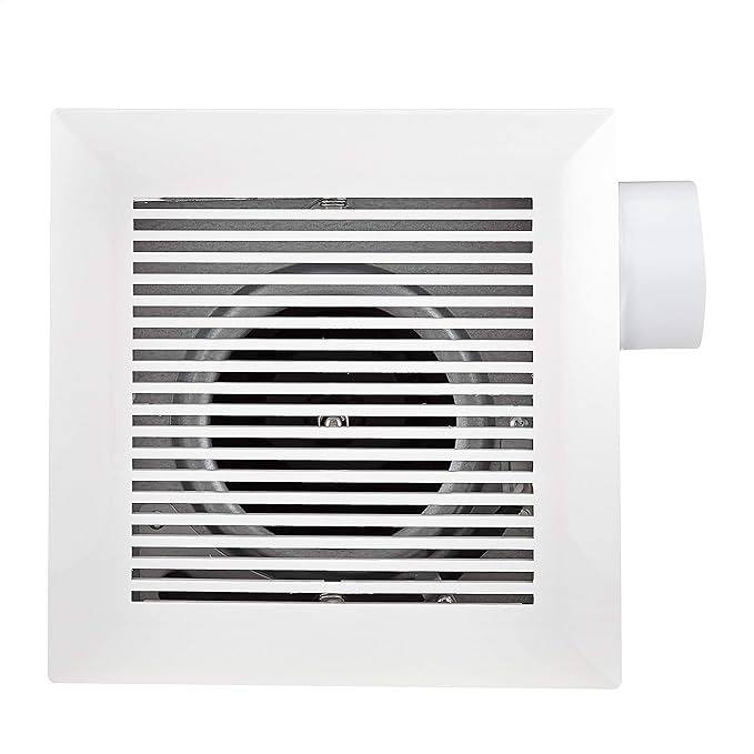 Amazon Basics AB-BV101 Air Ventilation Fan, Exhaust Fan, 70 CFM / 2.0 Sones, White
