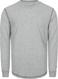 TICOMELA FR Shirts for Men 4oz Lightweight Flame Resistant Crewneck T-Shirts 100% Cotton Fire Retardant Henley Shirts