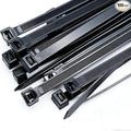 18 inch zip ties for outdoor use Large cable ties black 100 pcs strong long nylon ties industrial plastic tie wraps