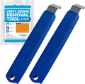 IMPRESA Vinyl Siding Removal Tool Kit - Pack of 2, Blue - One-Piece Steel Zip Tool for Siding Removal - 7-Inch Extra-Leverage & Comfort-Grip Handles