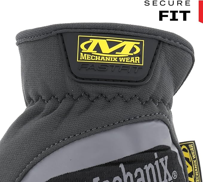 Mechanix Wear FastFit Work Gloves - Anti-Slip & Abrasion Resistant Heavy Duty Gloves - Touchscreen Compatible - Vibration Damping - Multipurpose Use - XX-Large - Black - 2 Pack