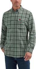 Wrangler Riggs Workwear Men's FR Flame Resistant Two Pocket Work Shirt