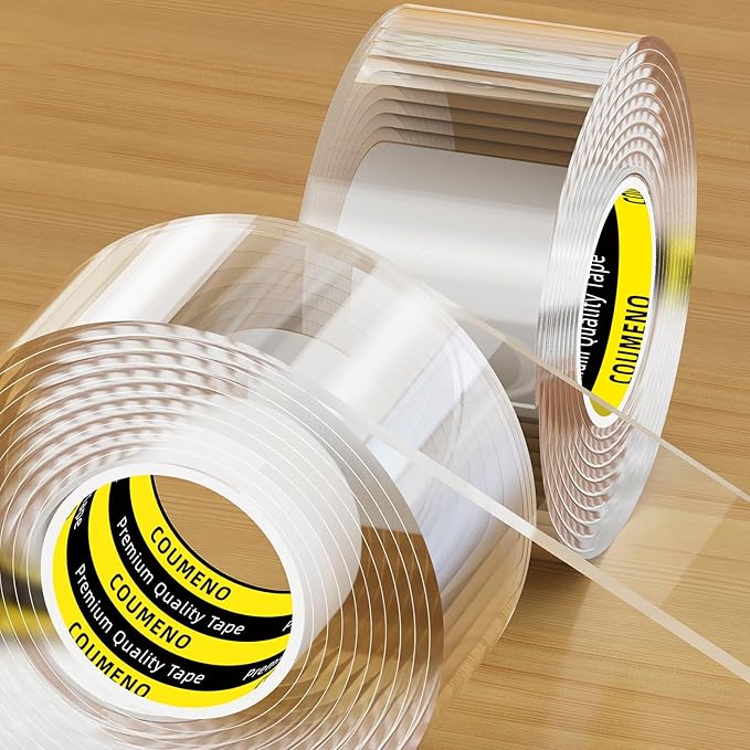 2Pack Clear Edge Protector 1.2inX6.6FT Safe Corner Guard for Furniture, Tables, Cabinets, Drawers - Anti-Sharp Edge Protector for Baby Proofing and Home Safety