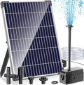 Antfraer 12W Solar Fountain Pump, Solar Pond Pump 160GPH Adjustable Flow with 16.5Ft Cord & 6.6Ft Tubing for Ponds, Wildlife Gardens, Bird Baths & DIY Water Features