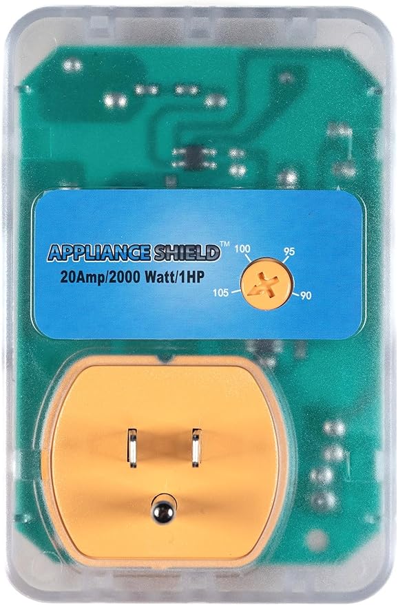 Surge Protector - Protects Appliances From Damaging & Costly Voltage Spikes/Dips. Great for Refrigerators, Freezers, Dryers, Computers. Best in Class 20 Amp, 2200 Watts.