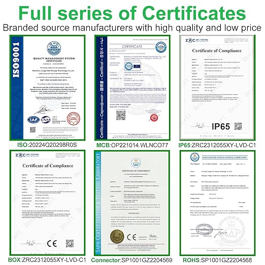 Solar DC Disconnect Switch 40 Amp 500V DC Miniature Circuit Breaker with IP65 Waterproof Box for Outdoor PV Stystem, Rv and Solar Panel