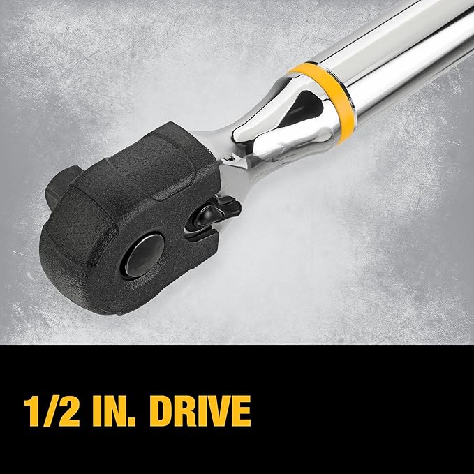 DEWALT Digital Torque Wrench, 1/2 inch Drive, 50-250 FT-LB, with Storage Case (DWMT17060)